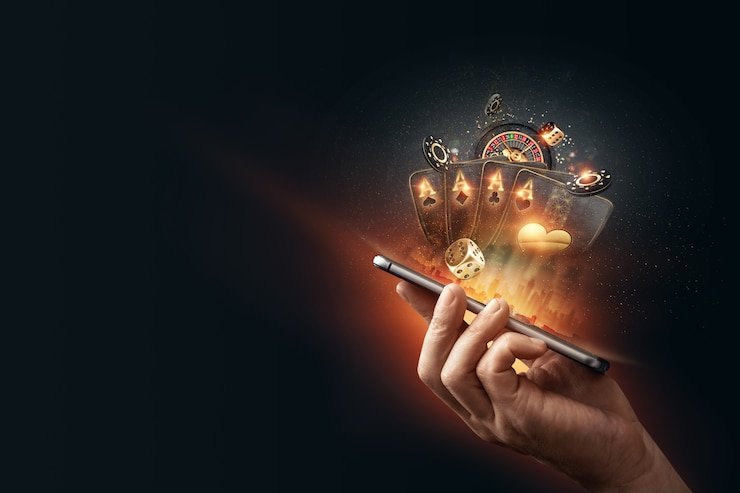 Ilustrasi hub olahraga dan hiburan virtual